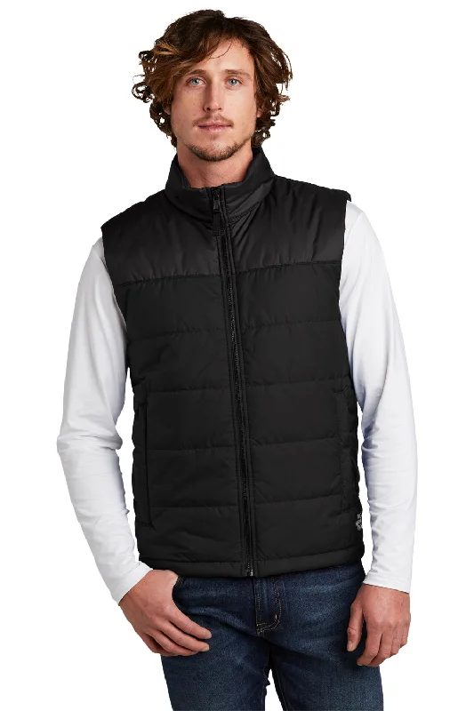 cotton waistcoats for men -The North Face Mens Water Resistant Everyday Insulated Full Zip Vest - Black