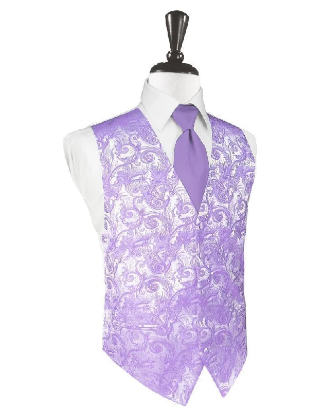 warm vest jackets for men -Wisteria Tapestry Tuxedo Vest