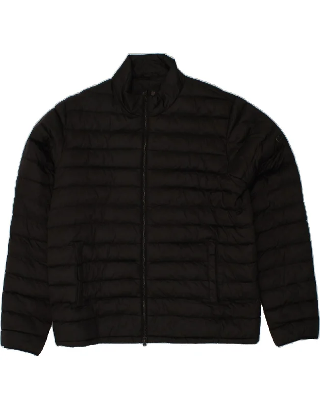 slim-fit jackets for men -BARBOUR Mens Padded Jacket UK 44 2XL Black Polyester