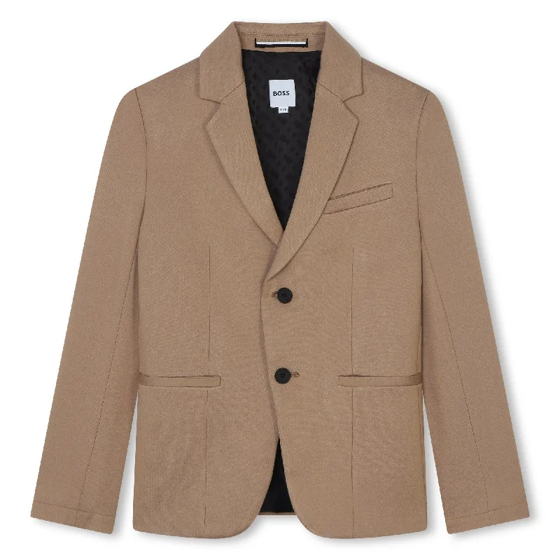 men's parkas for winter -Beige Ceremony Jacket