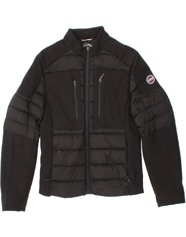 slim-fit jackets for men -COLMAR Mens Padded Jacket IT 46 Small Black Polyester