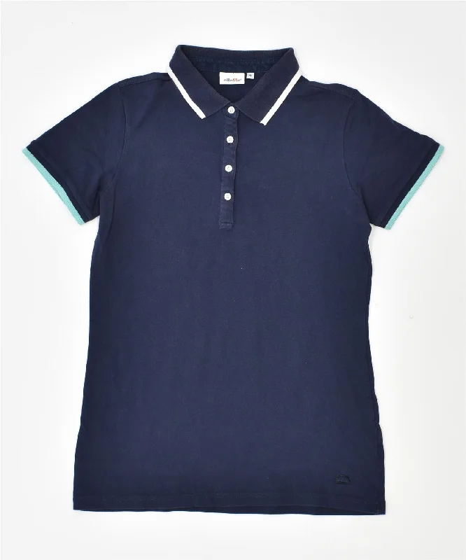 men's luxury polo shirts -ELLESSE Girls Polo Shirt 15-16 Years XL Blue Cotton