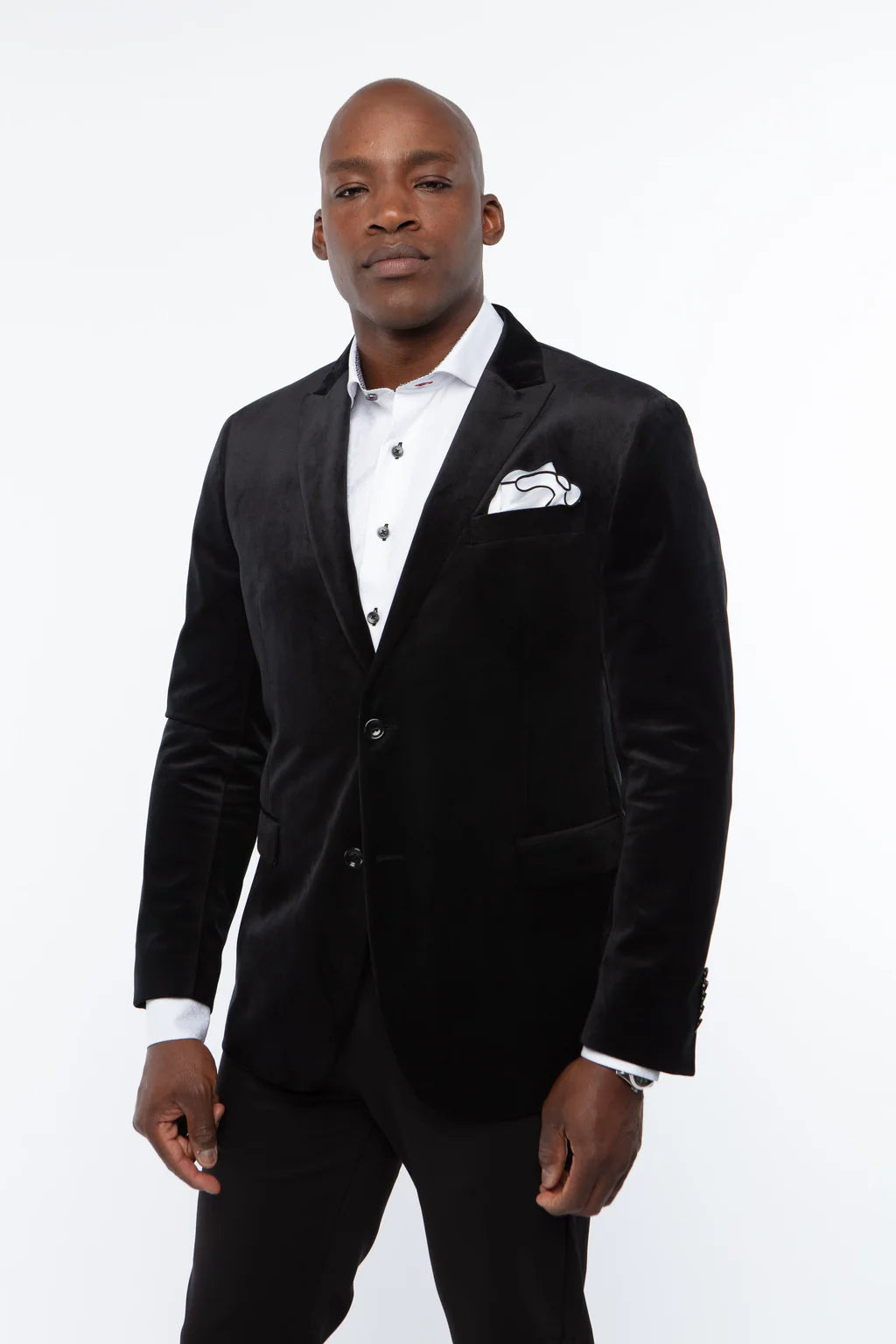 men's winter coats and jackets -Exton Solid Black Dinner Jacket