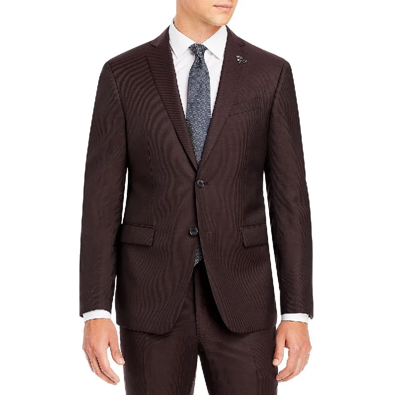 men's leather jackets -John Varvatos Star USA Mens Wool Sportcoat Suit Jacket