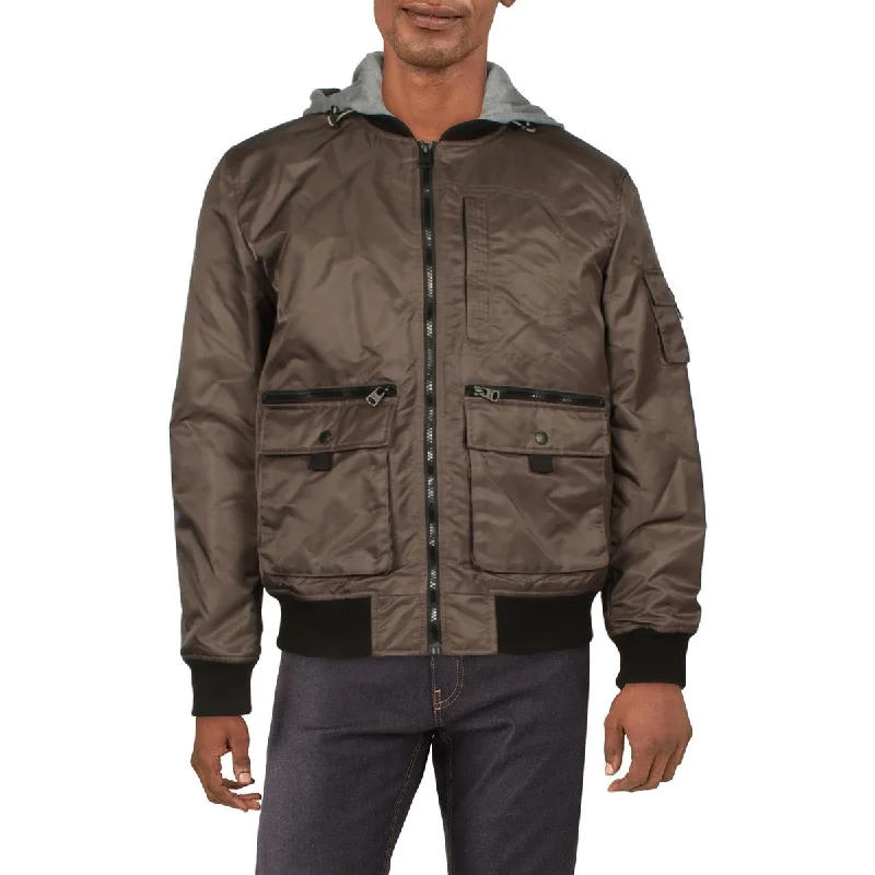 men's trench coats for winter -Levi Strauss & Co. Mens Hooded Cold Weather Utility Jacket