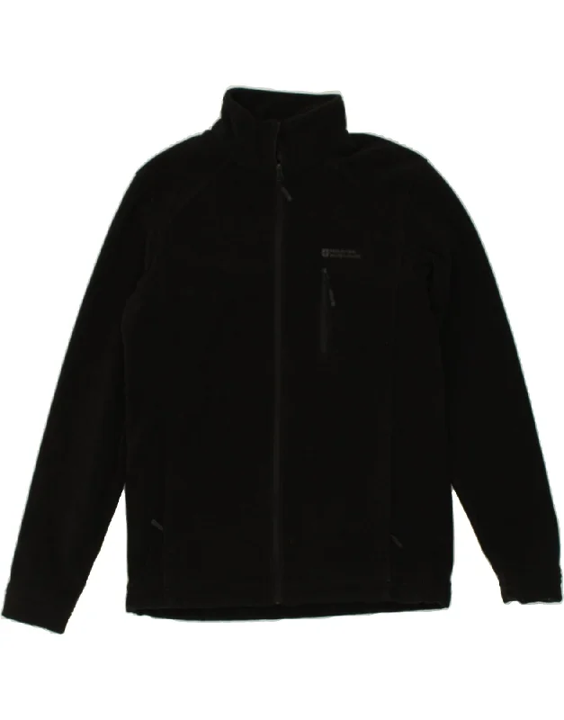 men's performance winter jackets -MOUNTAIN WAREHOUSE Mens Fleece Jacket UK 38 Medium Black Polyester