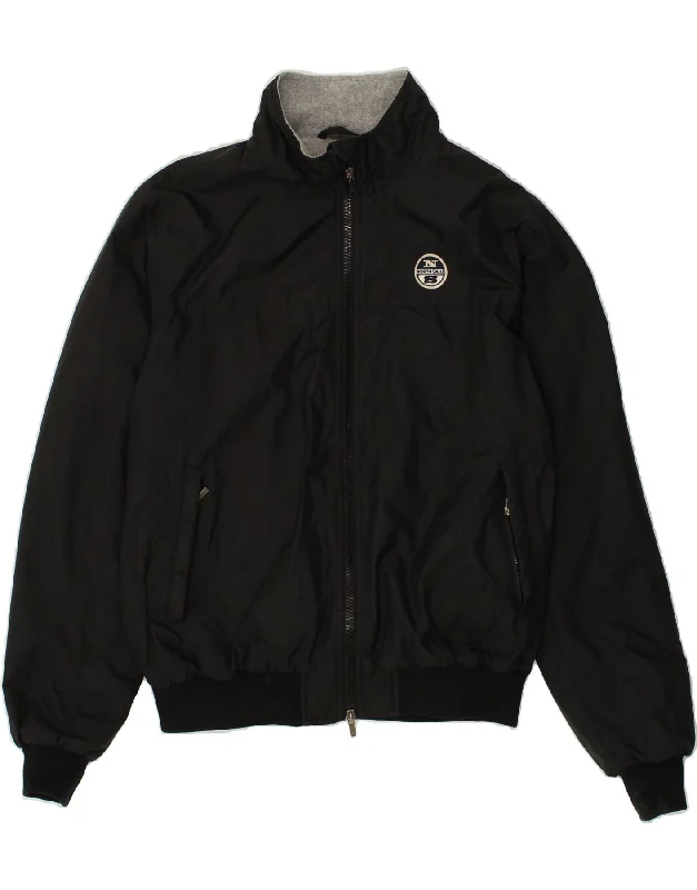 sleek jackets for formal wear -NORTH SAILS Mens Bomber Jacket UK 40 Large Black Nylon