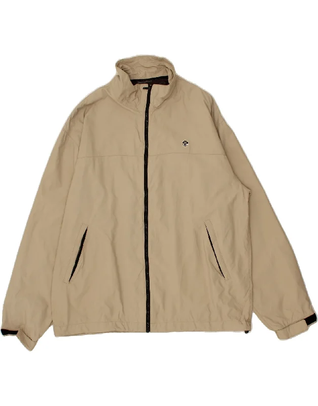 varsity jackets for men -NORTH SAILS Mens Rain Jacket UK 42 XL Beige Polyamide