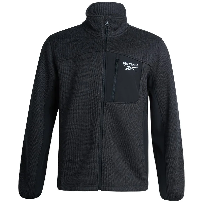 men's slim-fit blazers -Reebok Mens Lightweight Fleece Jacket