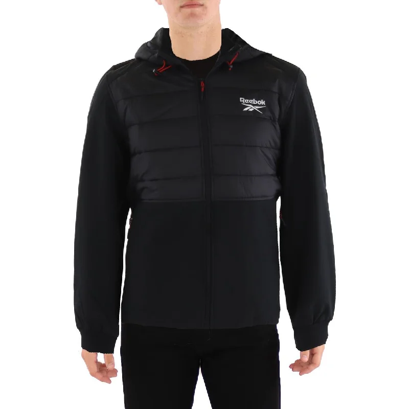 men's outdoor waterproof jackets -Reebok Mens Outdoor Athletic Soft Shell Jacket