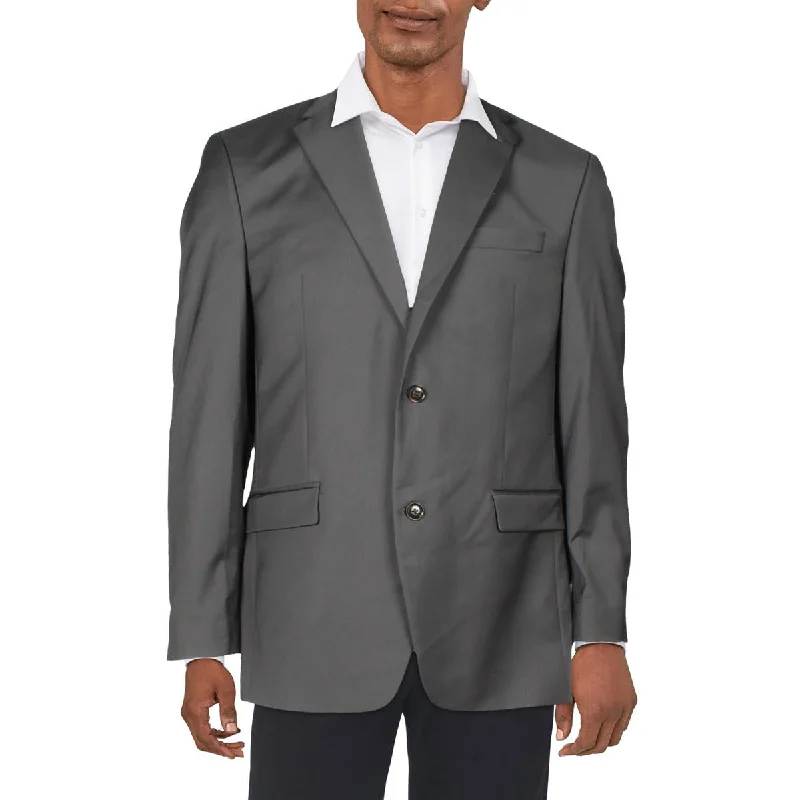 men's sleek jackets -Sean John Mens Classic Fit Printed Suit Jacket