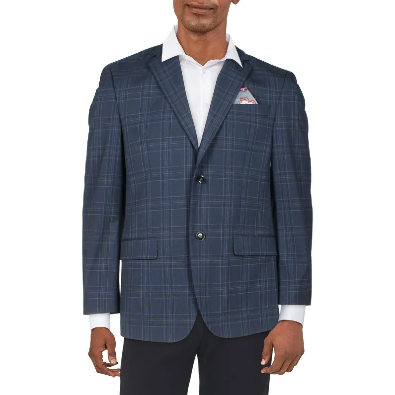 men's field jackets -Sean John Mens M Salisbury Classic Fit Pattern Suit Jacket