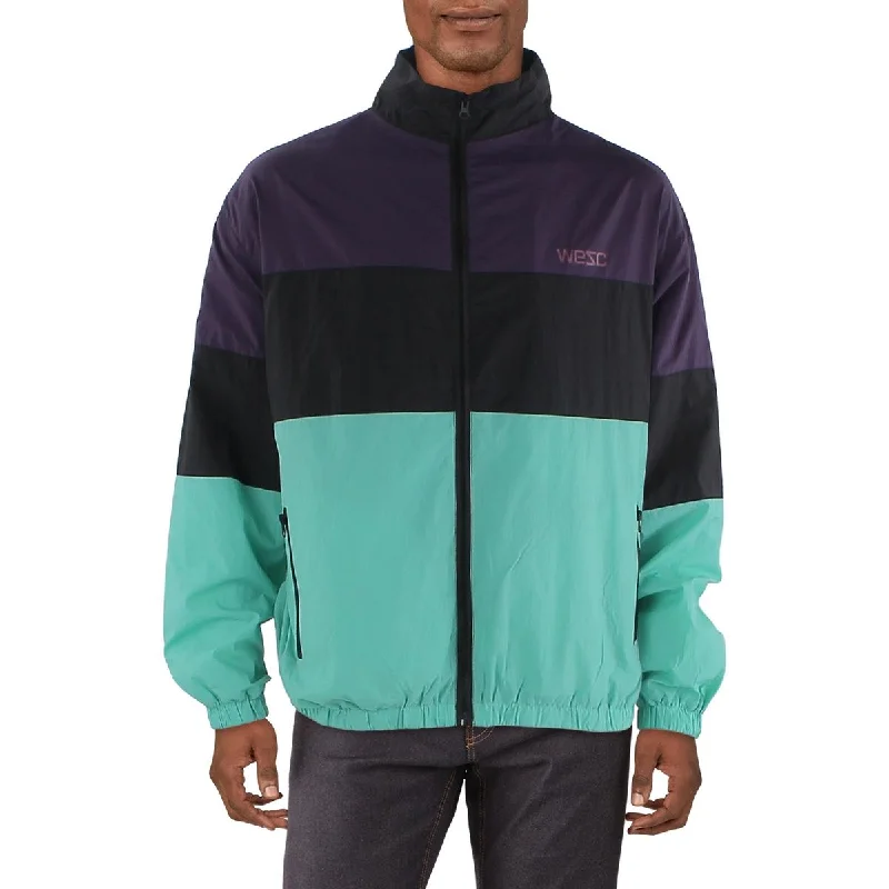 men's high-performance jackets -WeSC Mens Lightweight Warm Windbreaker Jacket