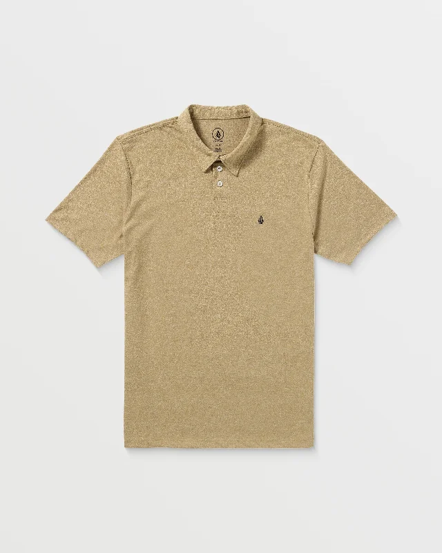 men's breathable performance polo shirts -Wrecker Mt Polo Shirt - Dark Khaki