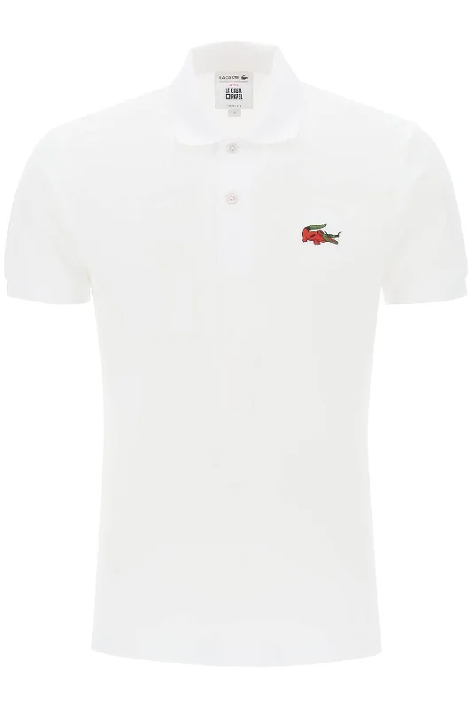 men's classic polo shirts -Lacoste netflix la casa de papel polo shirt in organic cotton classic fit