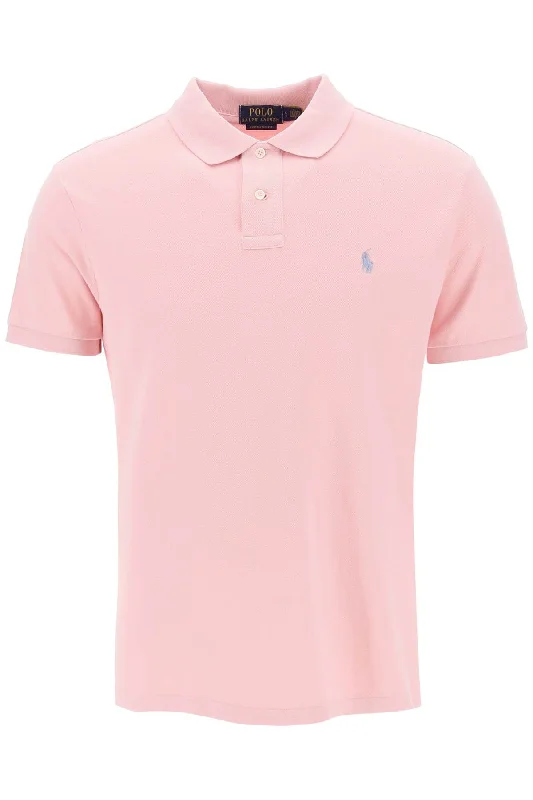 premium fit polo shirts for men -Polo ralph lauren pique cotton polo shirt