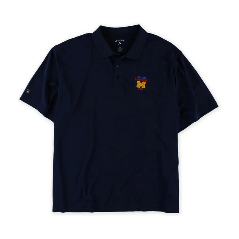 men's polos with side slits -Antigua Mens 2012 Sugar Bowl Rugby Polo Shirt