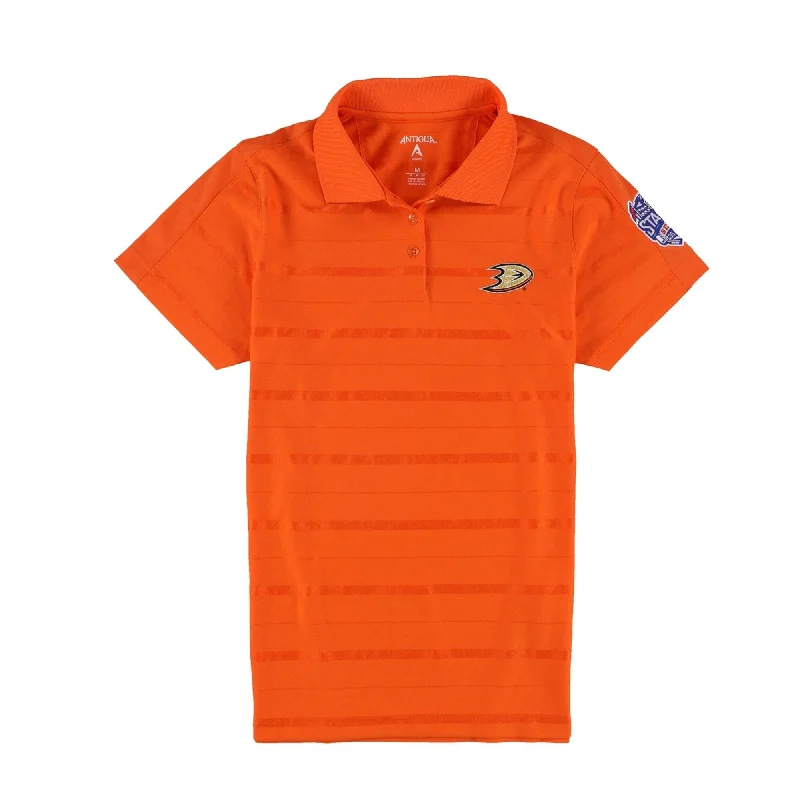 men's custom polo shirts -Antigua Womens 2014 Stadium Series Polo Shirt, Orange, Medium