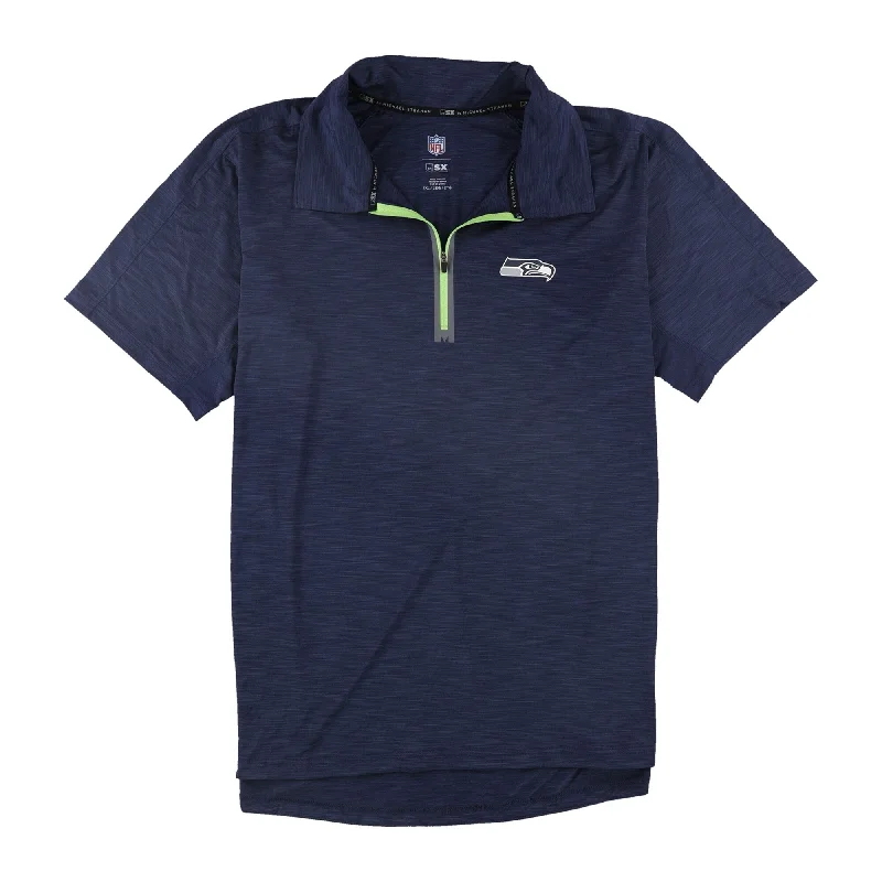 men's athletic polo shirts -G-Iii Sports Mens Seattle Seahawks Rugby Polo Shirt