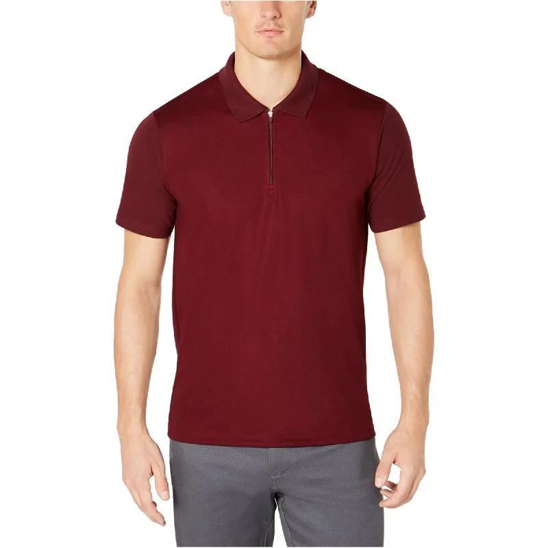 men's polo shirts with designs -Ryan Seacrest Mens Pique Rugby Polo Shirt