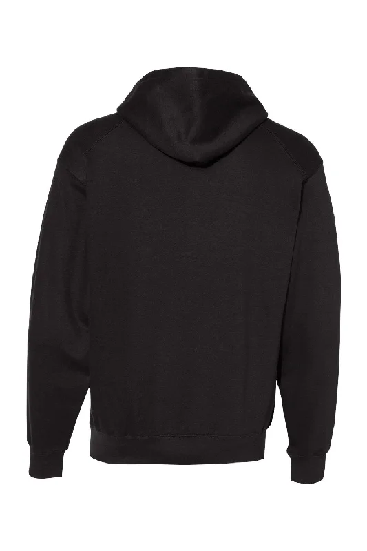 stylish sweatshirts for men -C2 Sport Mens Hooded Sweatshirt Hoodie w/ Pouch Pocket - Black