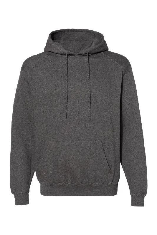 hoodie jackets for men -C2 Sport Mens Hooded Sweatshirt Hoodie w/ Pouch Pocket - Charcoal Grey