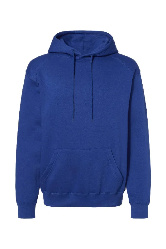 hoodie jackets for men -C2 Sport Mens Hooded Sweatshirt Hoodie w/ Pouch Pocket - Royal Blue