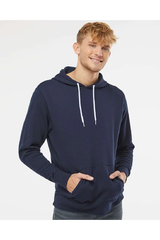 vintage-style hoodies for men -Independent Trading Co. Mens Hooded Sweatshirt Hoodie w/ Pouch Pocket - Classic Navy Blue