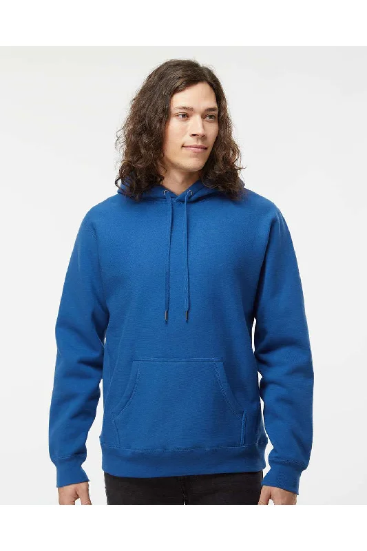 trendy hoodies for men -Independent Trading Co. Mens Legend Hooded Sweatshirt Hoodie w/ Pouch Pocket - Royal Blue