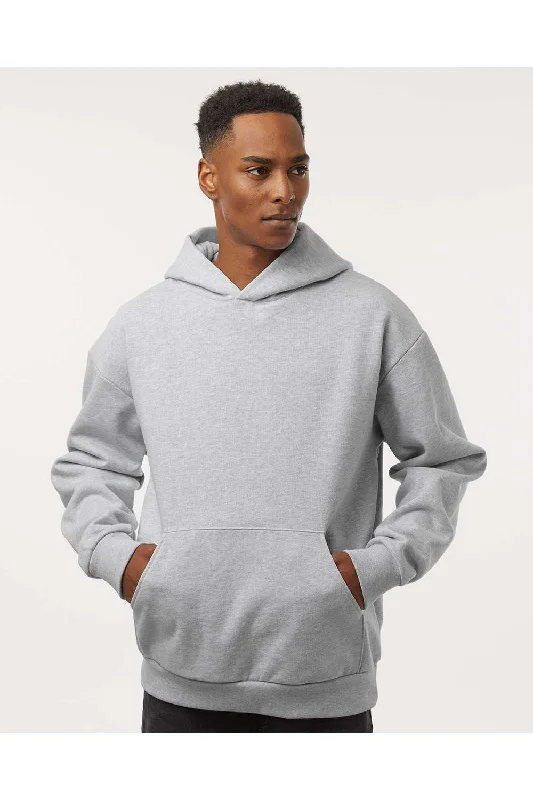 men's hoodies for cold weather -Independent Trading Co. Mens Mainstreet Hooded Sweatshirt Hoodie w/ Pouch Pocket - Heather Grey