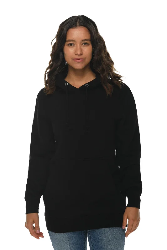 oversized sweatshirts for men -Lane Seven Mens Hooded Sweatshirt Hoodie w/ Pouch Pocket - Black