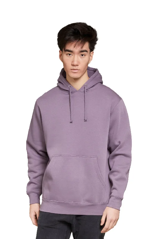 men's classic pullovers -Lane Seven Mens Hooded Sweatshirt Hoodie w/ Pouch Pocket - Lavender Purple