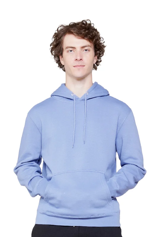 men's hoodies for casual outings -Lane Seven Mens Premium Hooded Sweatshirt Hoodie w/ Pouch Pocket - Colony Blue