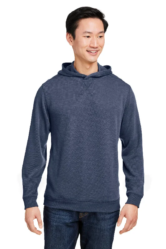 premium sweatshirts for men -Nautica Mens Sun Surfer Supreme Hooded Sweatshirt Hoodie w/ Pockets - Vintage Navy Blue