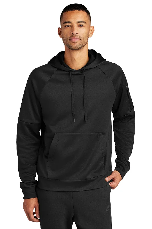 black hoodies for men -Nike Mens Therma-Fit Fleece Hooded Sweatshirt Hoodie w/ Pouch Pocket - Black - New