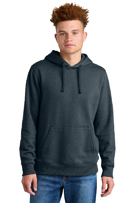 men's vintage hoodies -The North Face Mens Hooded Sweatshirt Hoodie w/ Pouch Pocket - Heather Urban Navy Blue - New