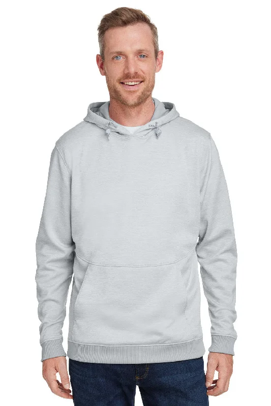 oversized hoodies for men -Under Armour Mens Storm Armourfleece Water Resistant Hooded Sweatshirt Hoodie w/ Pouch Pocket - Mod Grey